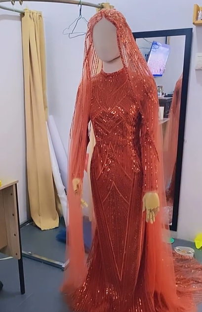 tempat jahit kebaya Muslimah syari 